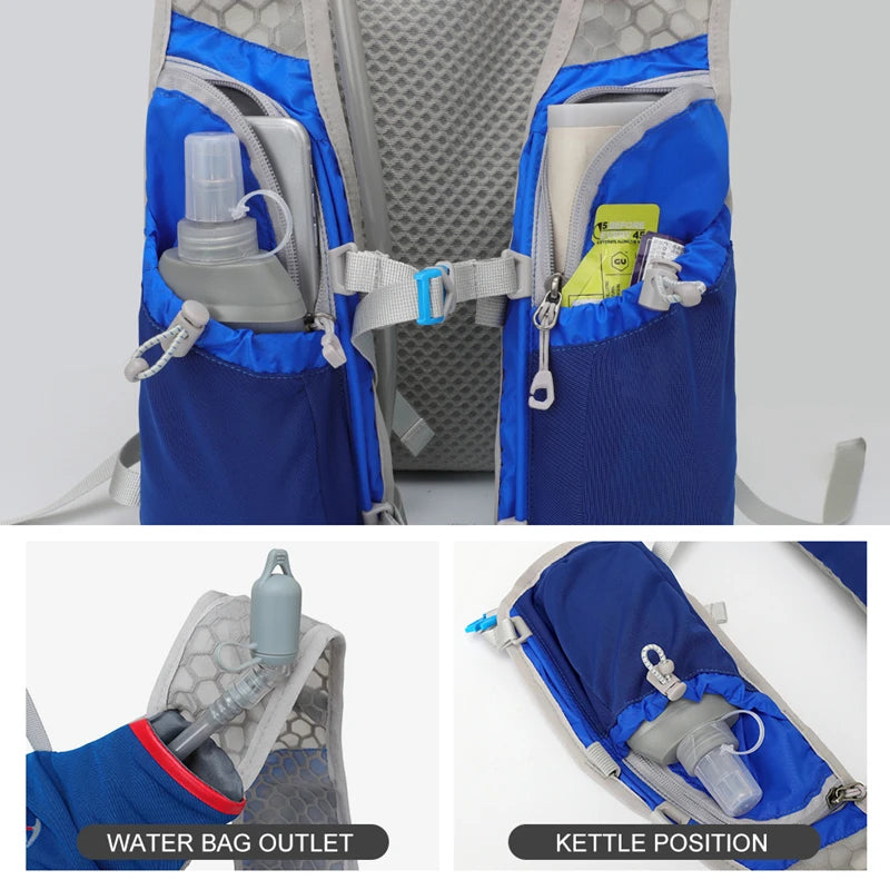 5L Ultralight Hydration Running Vest – Unisex Trail & Marathon Backpack with 17 oz Water Bottle