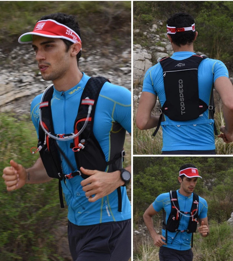 5L Ultralight Hydration Running Vest – Unisex Trail & Marathon Backpack with 17 oz Water Bottle