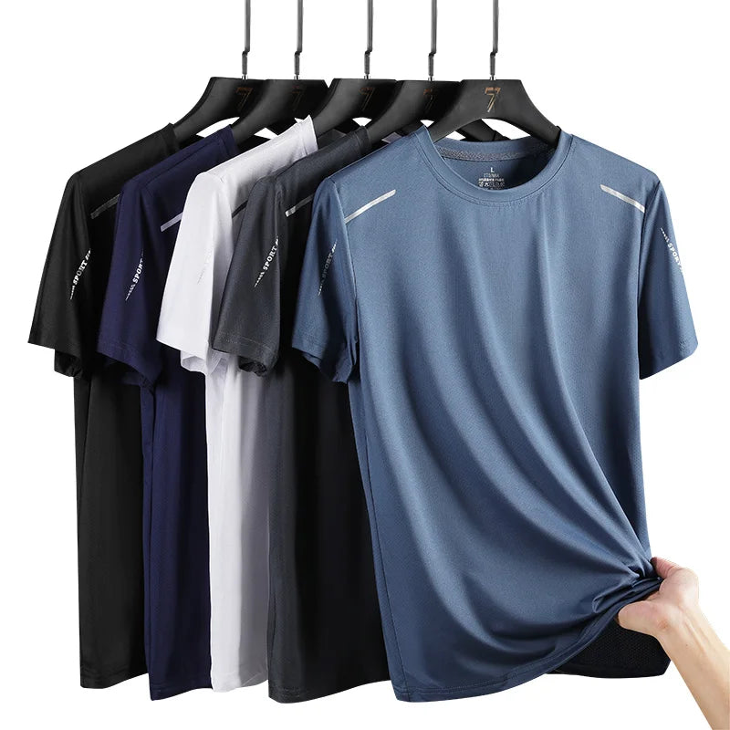 CHRLCK Men’s Quick-Dry Running & Outdoor Sports T-Shirt – Breathable Hiking, Fishing & Fitness Tee