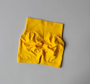 Peach Lift High-Waist Scrunch Sports Shorts – Women’s Seamless Quick-Dry Training Fit