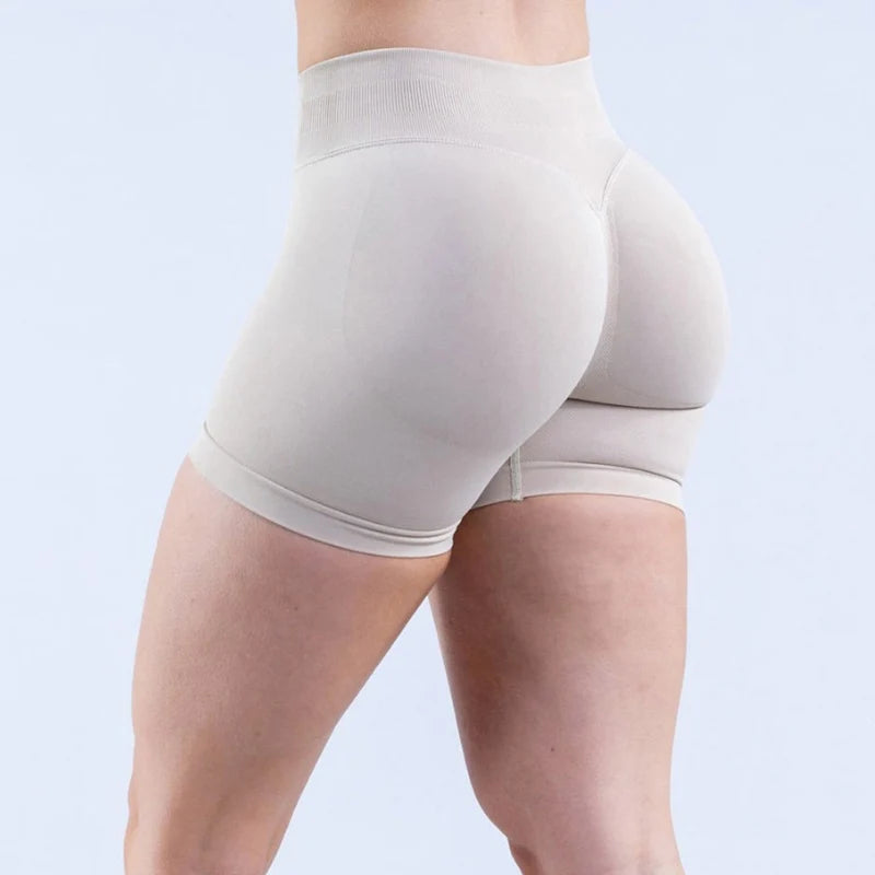 Impact Women’s Seamless Gym & Biker Shorts – 4.5" Scrunch Butt Yoga & Fitness Shorts