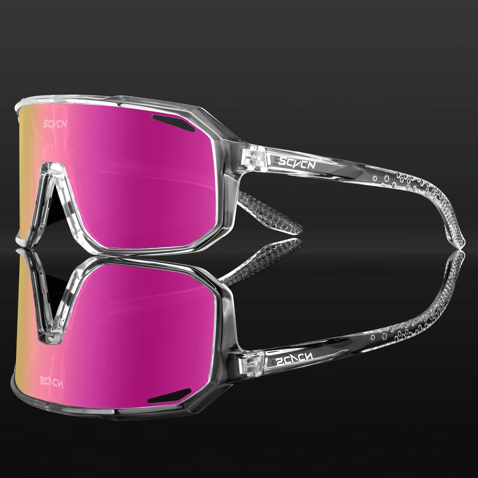 SCVCN Unisex Cycling Glasses – UV400 MTB & Road Bike Sunglasses for Outdoor Sports