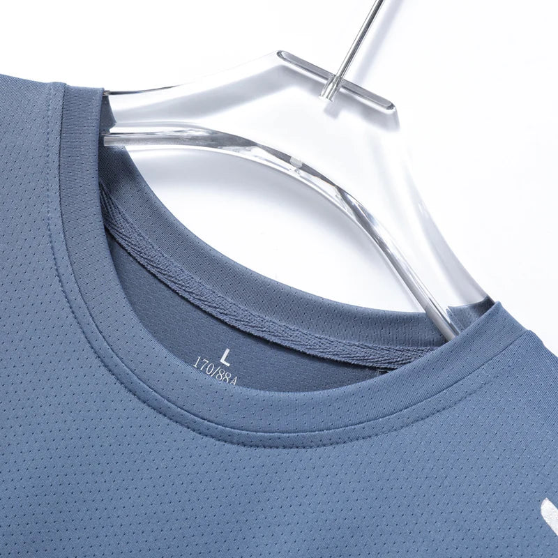 CHRLCK Men’s Quick-Dry Running & Outdoor Sports T-Shirt – Breathable Hiking, Fishing & Fitness Tee