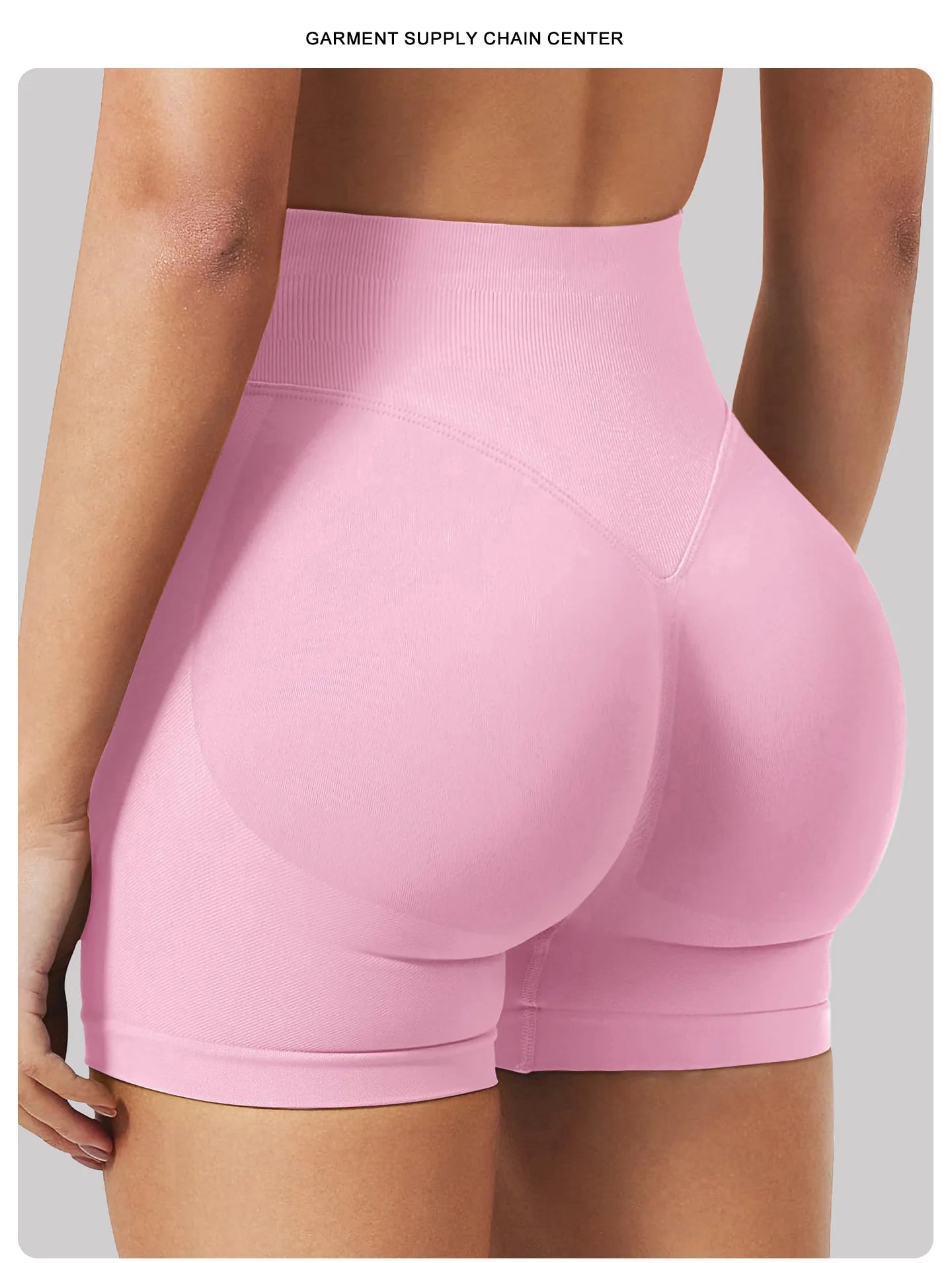 Impact 4.5" Seamless Gym Shorts – Scrunch Bum Yoga & Fitness Booty Shorts for Women