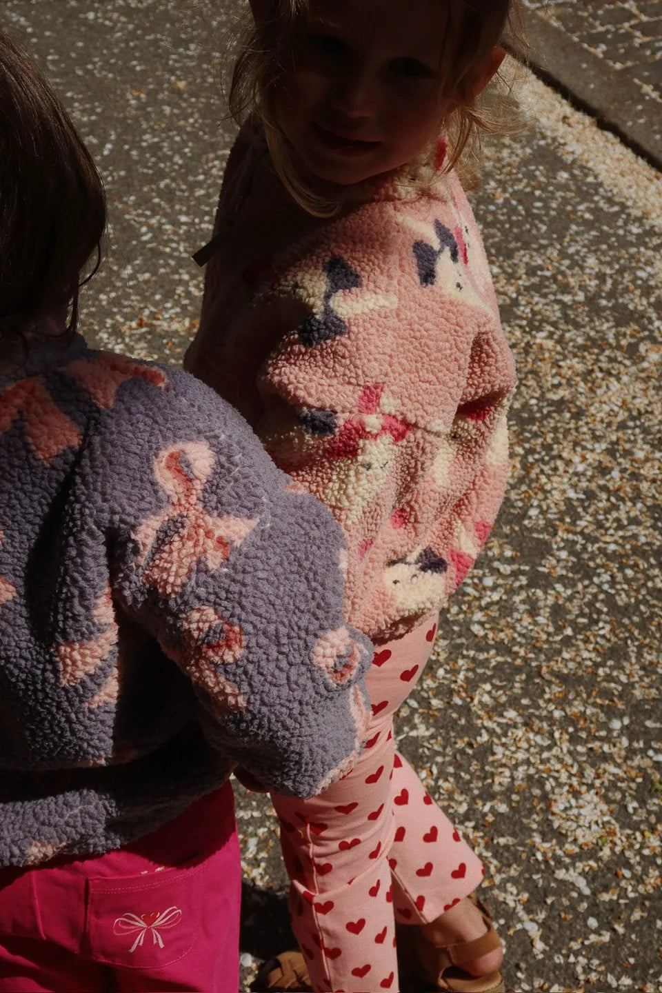 Kids Cartoon Fleece Jacket – Unisex Winter Lambswool Zip-Up Coat (18M–9Y)