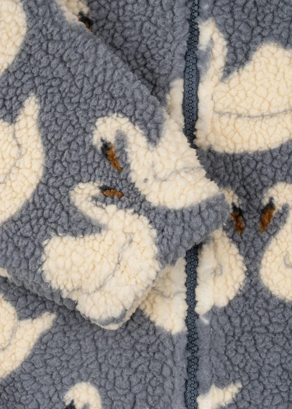 Kids Cartoon Fleece Jacket – Unisex Winter Lambswool Zip-Up Coat (18M–9Y)