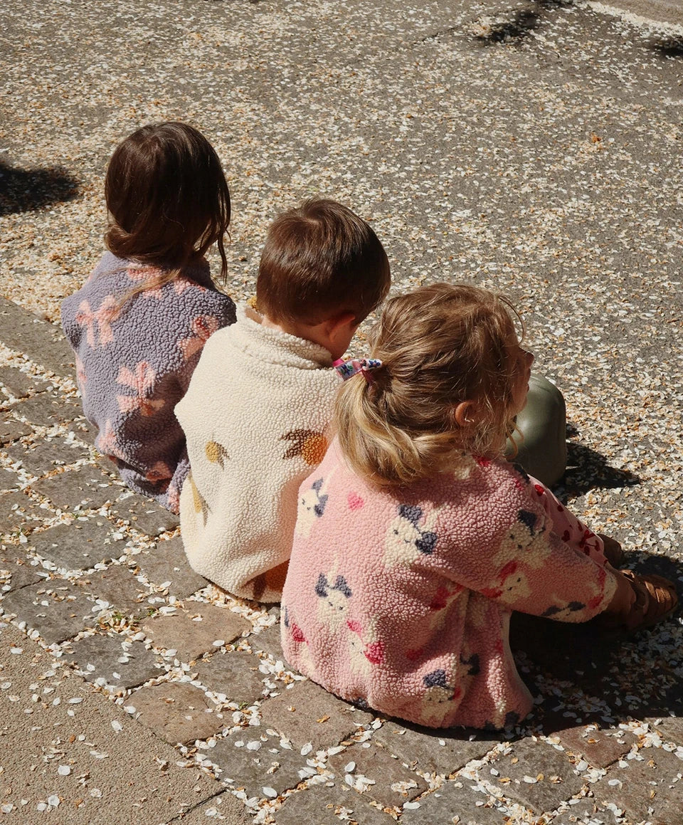 Kids Cartoon Fleece Jacket – Unisex Winter Lambswool Zip-Up Coat (18M–9Y)