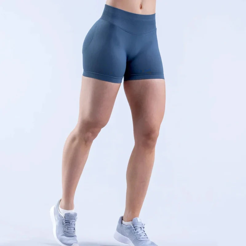 Impact Women’s Seamless Gym & Biker Shorts – 4.5" Scrunch Butt Yoga & Fitness Shorts