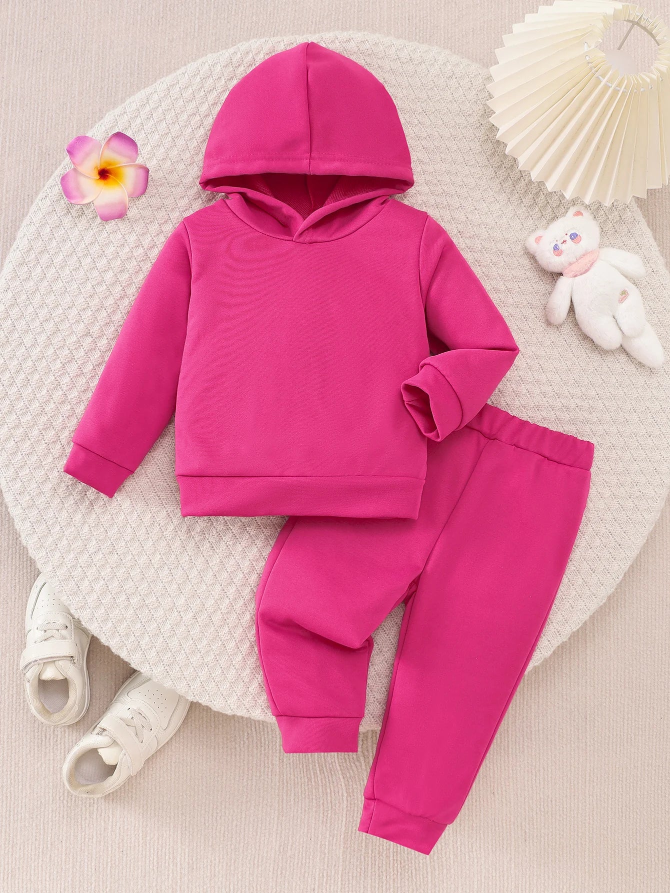 Kids Pink Hoodie Set – Cozy, Cool & Ready for Every Season