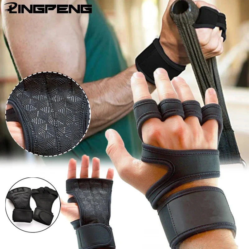 Gym Gloves for Men & Women – Weight Lifting, Bodybuilding, and Fitness Wristband Gloves