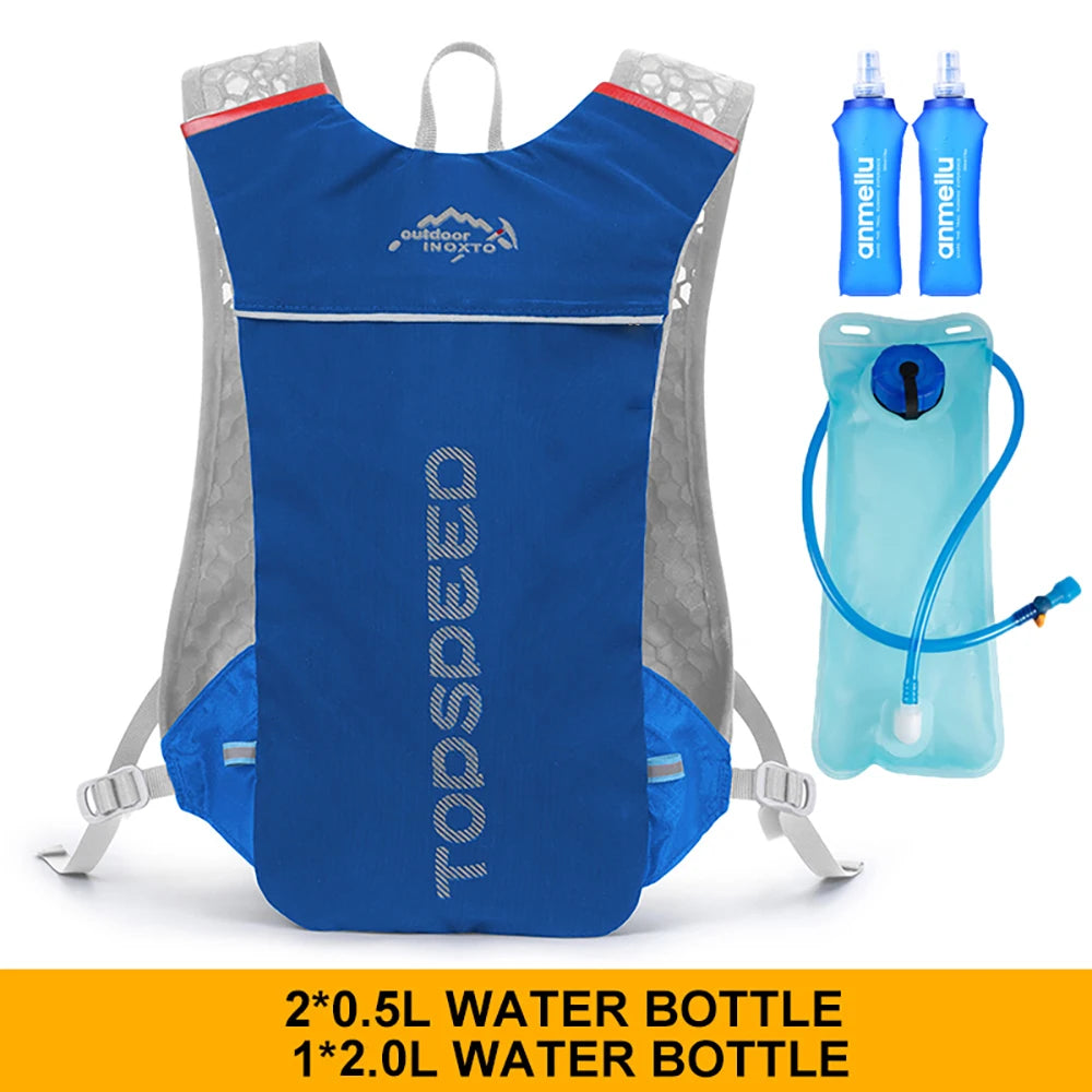 5L Ultralight Hydration Running Vest – Unisex Trail & Marathon Backpack with 17 oz Water Bottle