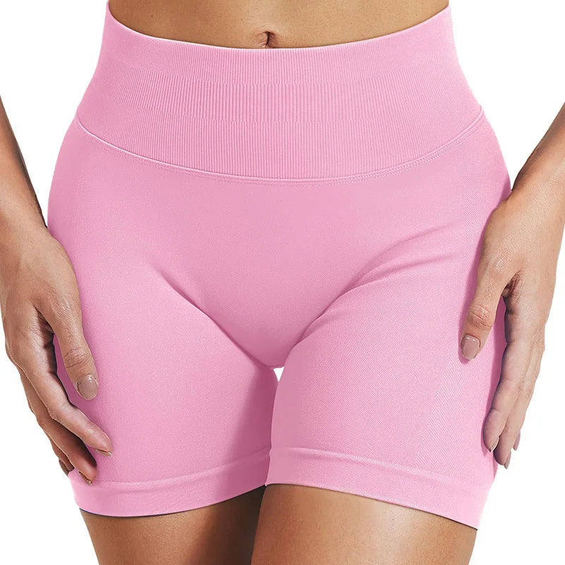 Impact 4.5" Seamless Gym Shorts – Scrunch Bum Yoga & Fitness Booty Shorts for Women