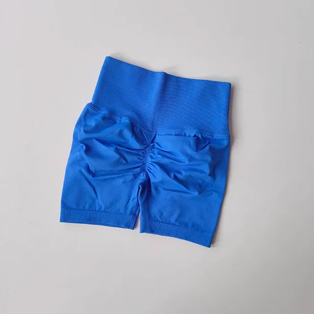 Peach Lift High-Waist Scrunch Sports Shorts – Women’s Seamless Quick-Dry Training Fit