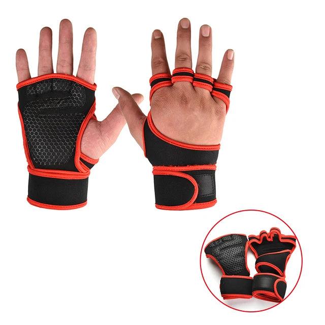 Gym Gloves for Men & Women – Weight Lifting, Bodybuilding, and Fitness Wristband Gloves