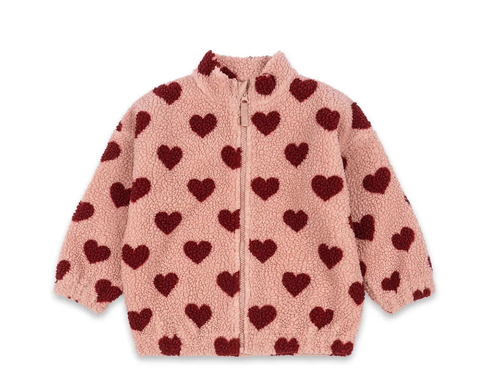 Kids Cartoon Fleece Jacket – Unisex Winter Lambswool Zip-Up Coat (18M–9Y)