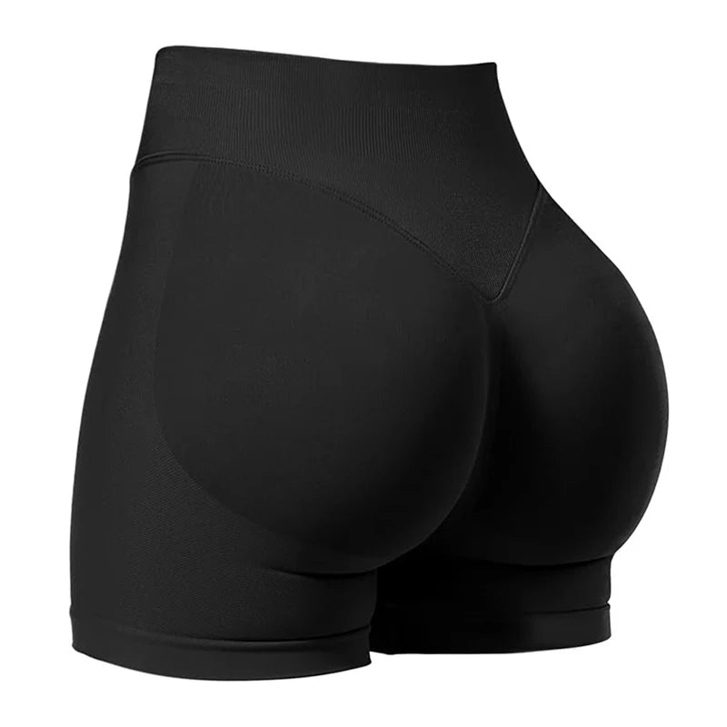 Impact Women’s Seamless Gym & Biker Shorts – 4.5" Scrunch Butt Yoga & Fitness Shorts