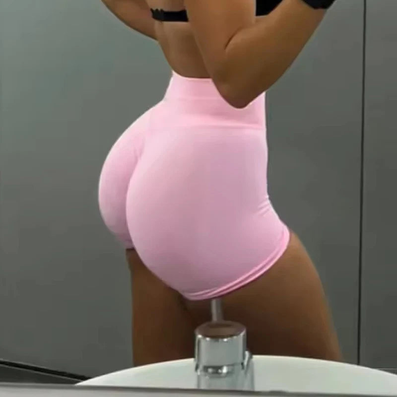 Impact Women’s Seamless Gym & Biker Shorts – 4.5" Scrunch Butt Yoga & Fitness Shorts