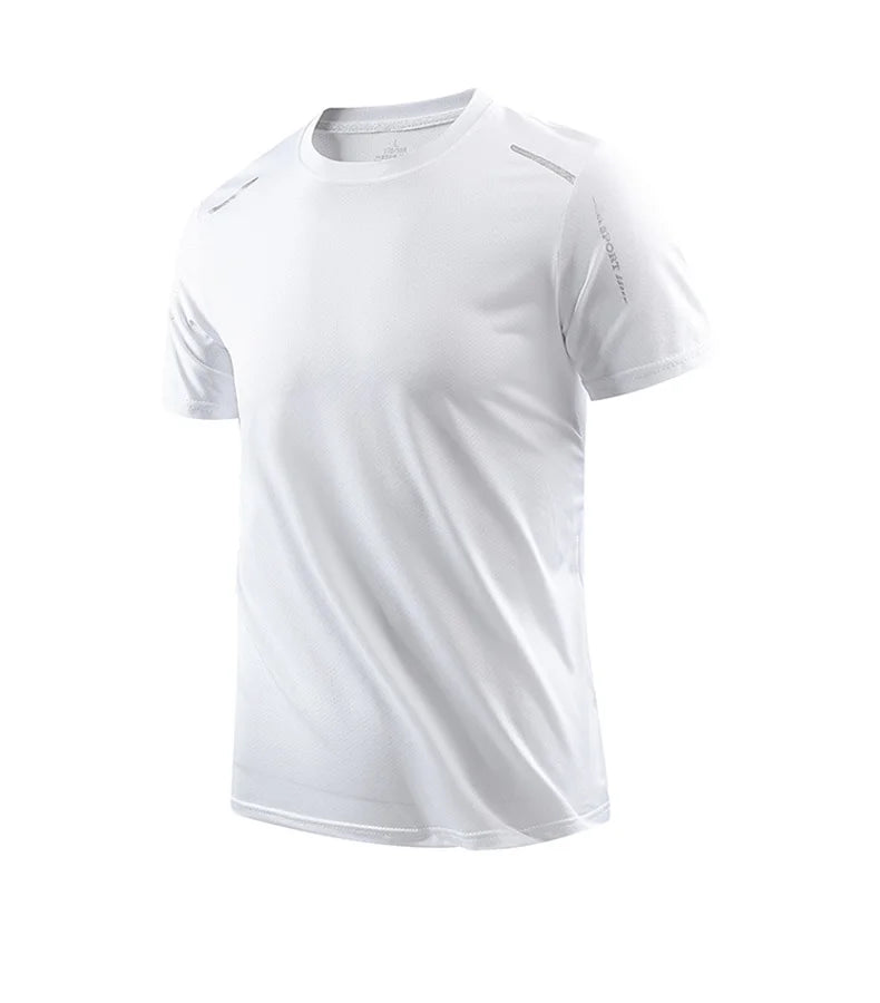 CHRLCK Men’s Quick-Dry Running & Outdoor Sports T-Shirt – Breathable Hiking, Fishing & Fitness Tee