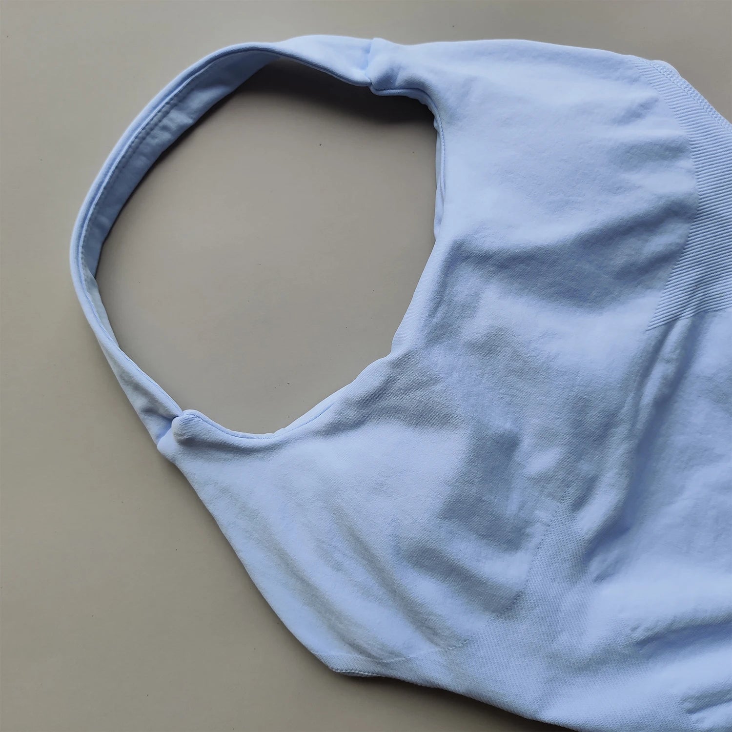 Impact Halter Workout Tank – Women’s Backless Push-Up Gym Vest & Sports Bra Top