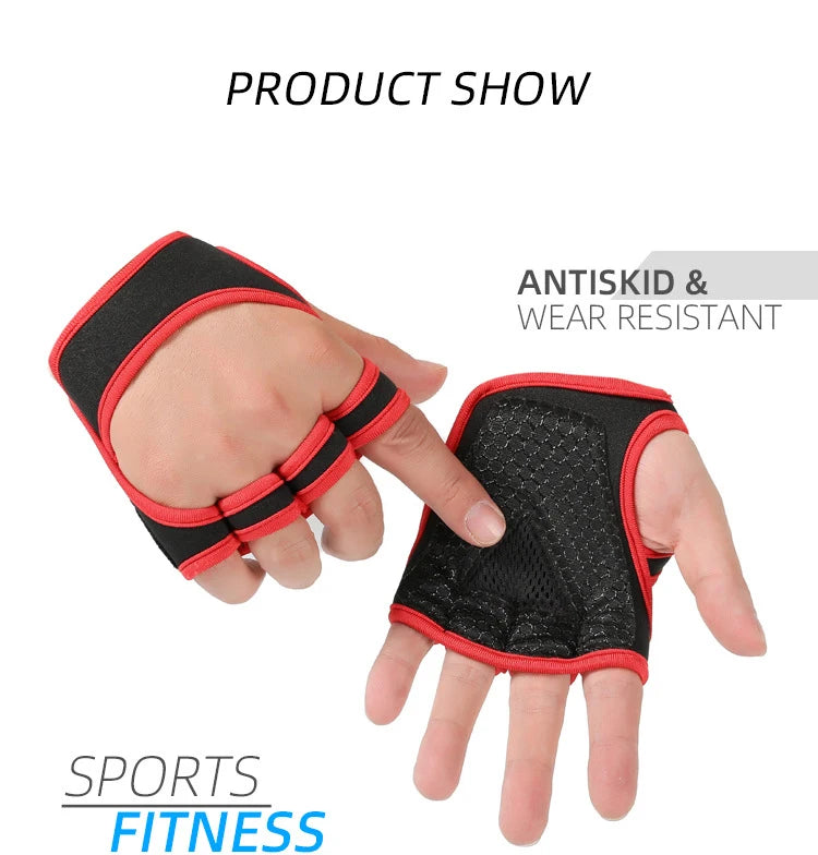 Gym Gloves for Men & Women – Weight Lifting, Bodybuilding, and Fitness Wristband Gloves