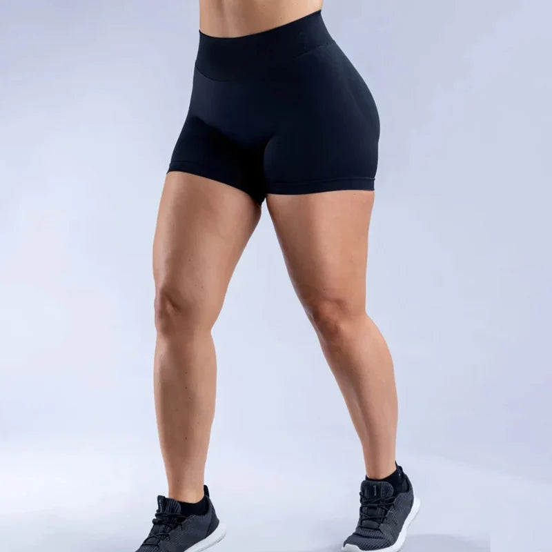 Impact Women’s Seamless Gym & Biker Shorts – 4.5" Scrunch Butt Yoga & Fitness Shorts