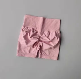 Peach Lift High-Waist Scrunch Sports Shorts – Women’s Seamless Quick-Dry Training Fit