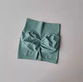 Peach Lift High-Waist Scrunch Sports Shorts – Women’s Seamless Quick-Dry Training Fit