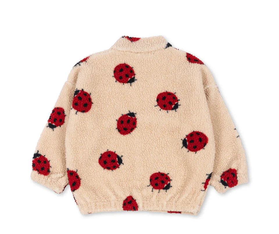 Kids Cartoon Fleece Jacket – Unisex Winter Lambswool Zip-Up Coat (18M–9Y)