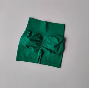 Peach Lift High-Waist Scrunch Sports Shorts – Women’s Seamless Quick-Dry Training Fit