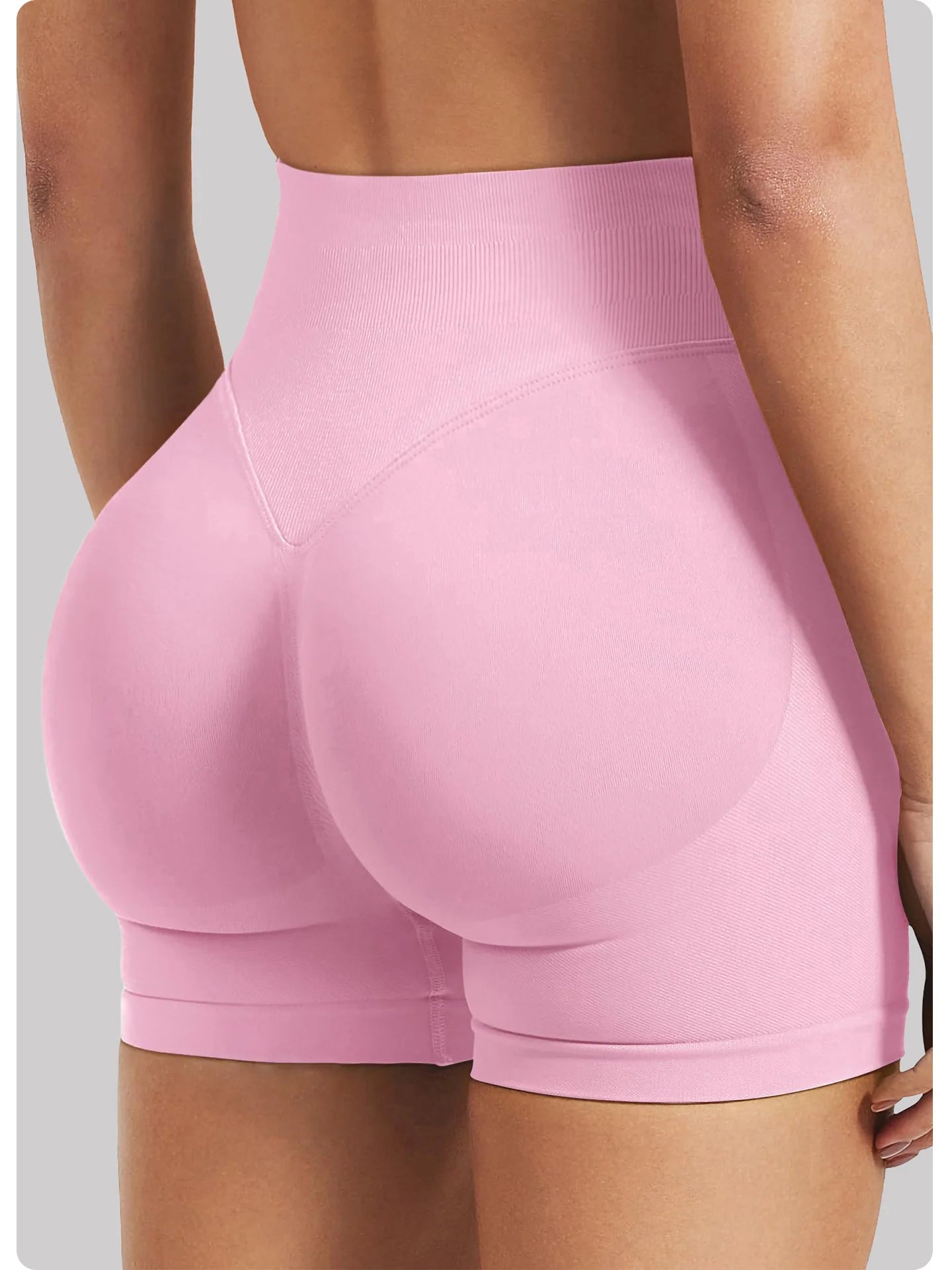 Impact 4.5" Seamless Gym Shorts – Scrunch Bum Yoga & Fitness Booty Shorts for Women