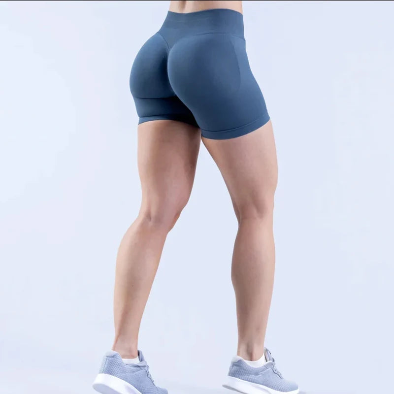 Impact Women’s Seamless Gym & Biker Shorts – 4.5" Scrunch Butt Yoga & Fitness Shorts