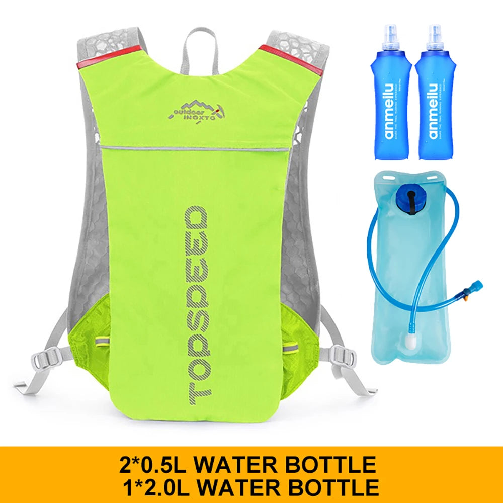 5L Ultralight Hydration Running Vest – Unisex Trail & Marathon Backpack with 17 oz Water Bottle