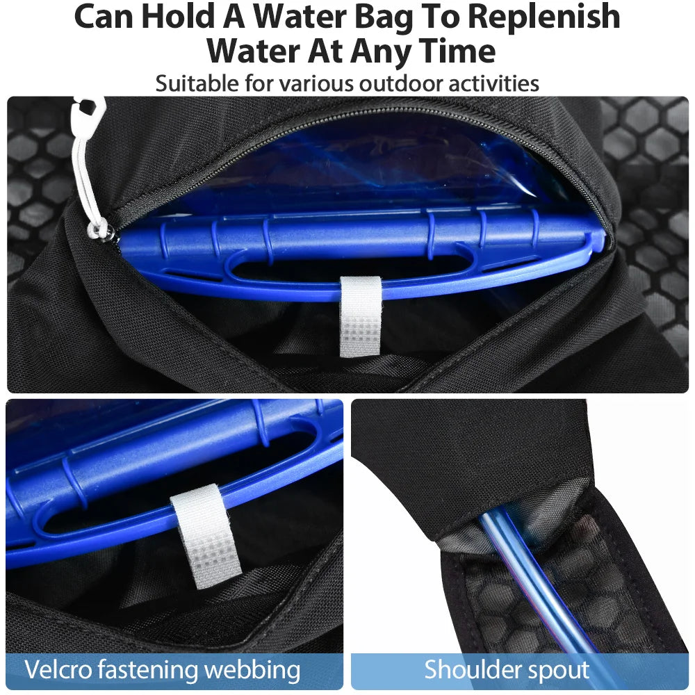 NEWBOLER Breathable Hydration Vest – Lightweight Trail Running & Cycling Backpack