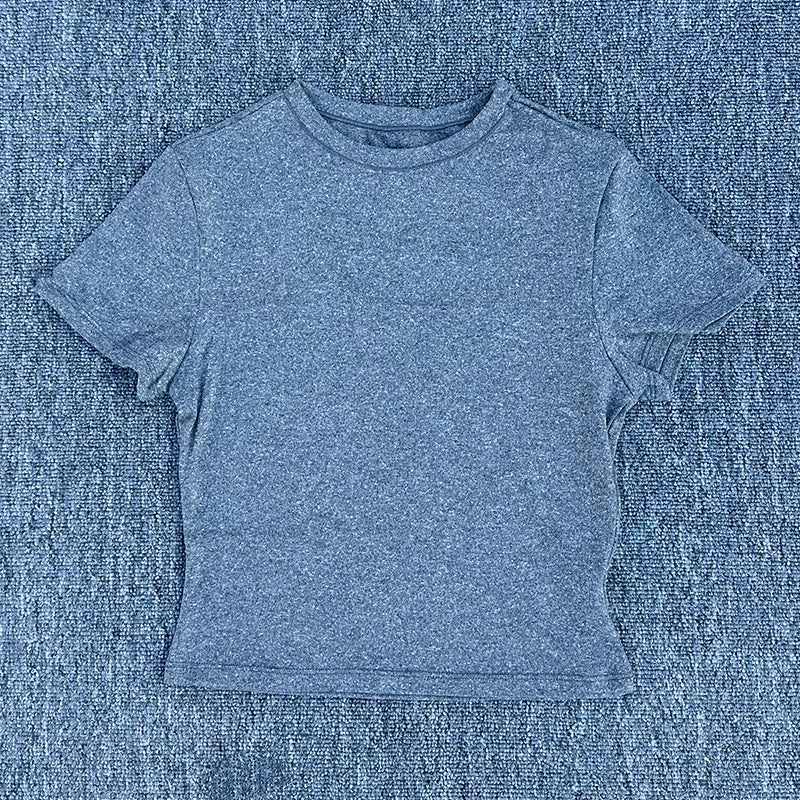 Women’s Quick-Dry Short Sleeve Sports T-Shirt – Tight-Fit Yoga & Fitness Top