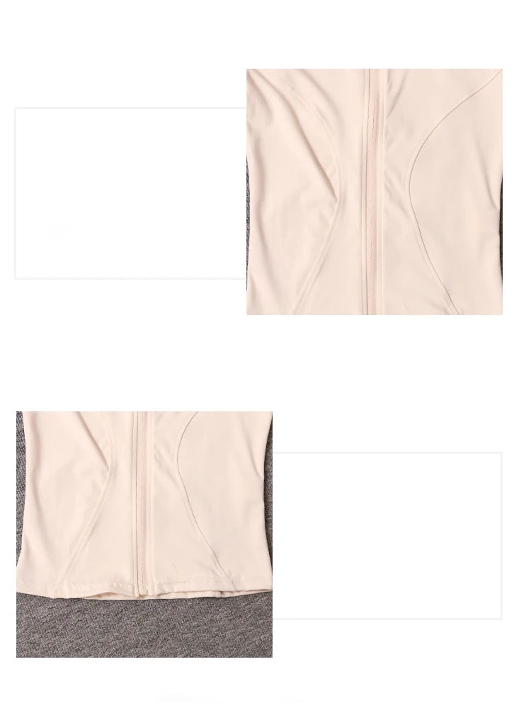 Women’s Quick-Dry Slim Fit Training Top – Stand Collar Short Sleeve Zipper Shirt for Yoga & Fitness