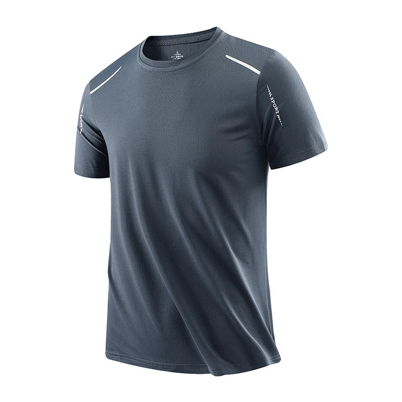 CHRLCK Men’s Quick-Dry Running & Outdoor Sports T-Shirt – Breathable Hiking, Fishing & Fitness Tee