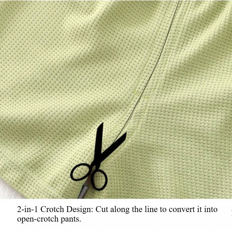 Kids Waffle Knit Summer Set – Unisex Lightweight Short-Sleeve 2-Piece Outfit