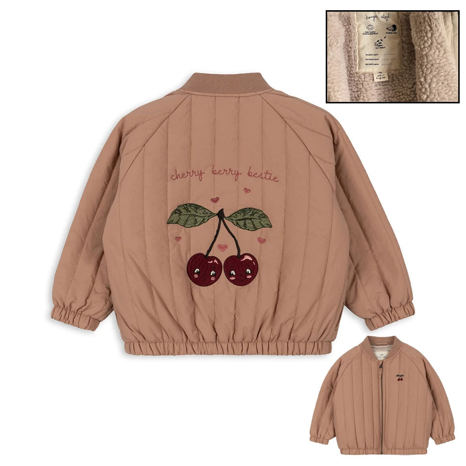 Kids Cartoon Fleece Jacket – Unisex Winter Lambswool Zip-Up Coat (18M–9Y)