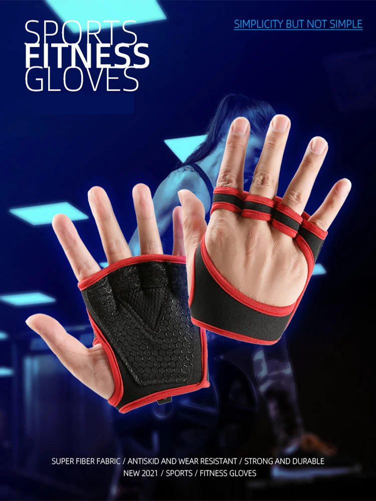 Gym Gloves for Men & Women – Weight Lifting, Bodybuilding, and Fitness Wristband Gloves