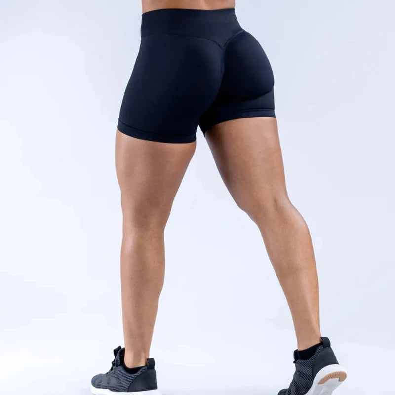 Impact Women’s Seamless Gym & Biker Shorts – 4.5" Scrunch Butt Yoga & Fitness Shorts