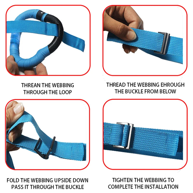 Gymnastics Rings for Kids & Adults – Non-Slip Adjustable Swing Straps for Pull-Ups & Home Fitness