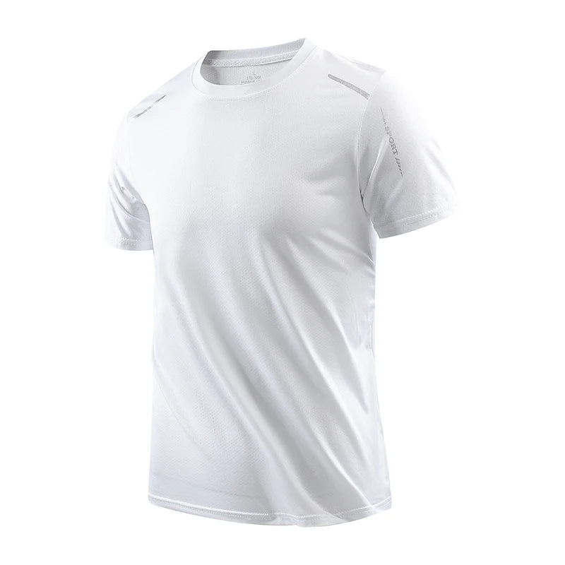 CHRLCK Men’s Quick-Dry Running & Outdoor Sports T-Shirt – Breathable Hiking, Fishing & Fitness Tee