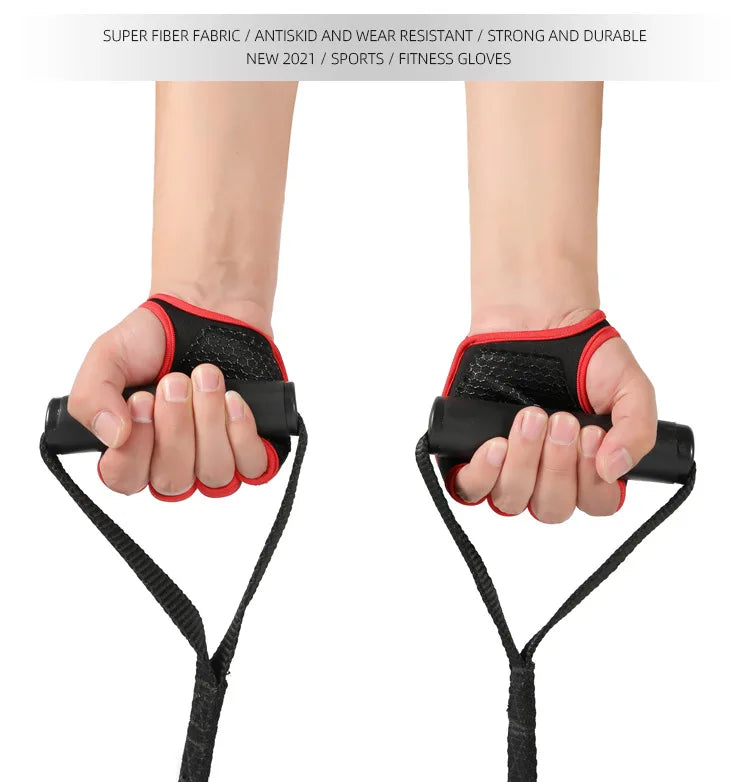 Gym Gloves for Men & Women – Weight Lifting, Bodybuilding, and Fitness Wristband Gloves