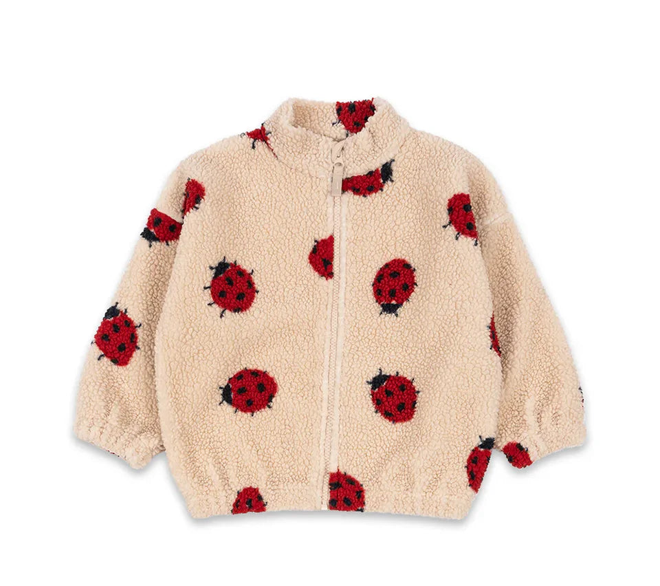 Kids Cartoon Fleece Jacket – Unisex Winter Lambswool Zip-Up Coat (18M–9Y)