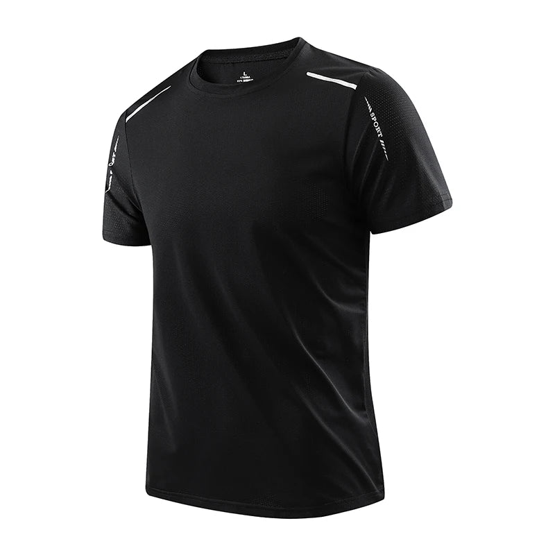 CHRLCK Men’s Quick-Dry Running & Outdoor Sports T-Shirt – Breathable Hiking, Fishing & Fitness Tee
