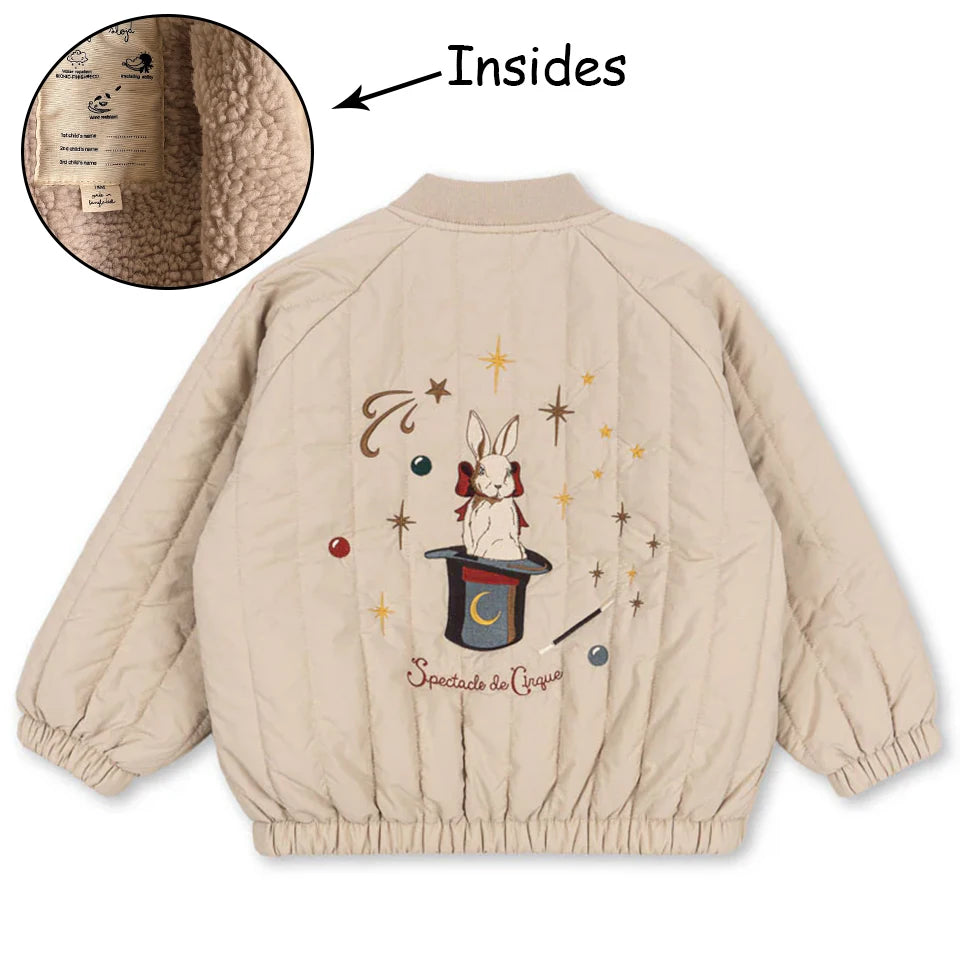Kids Cartoon Fleece Jacket – Unisex Winter Lambswool Zip-Up Coat (18M–9Y)